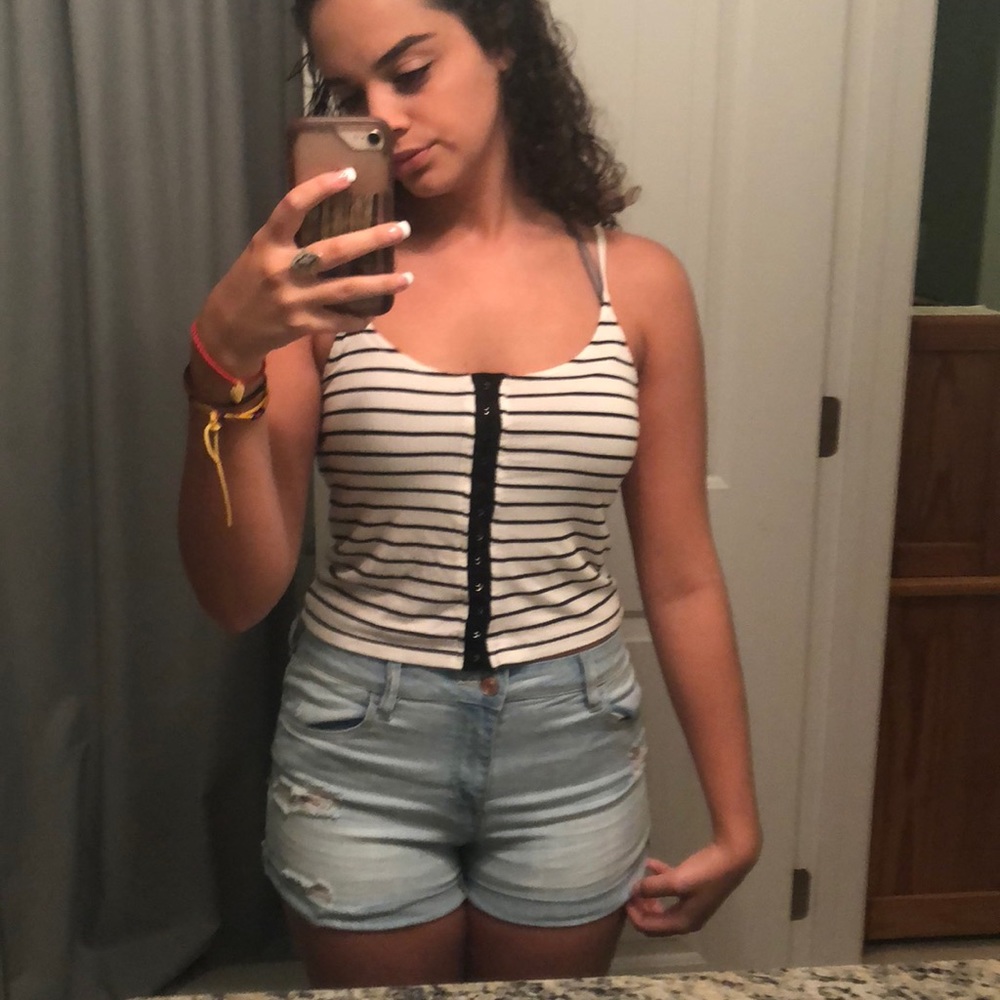 Stripped crop top